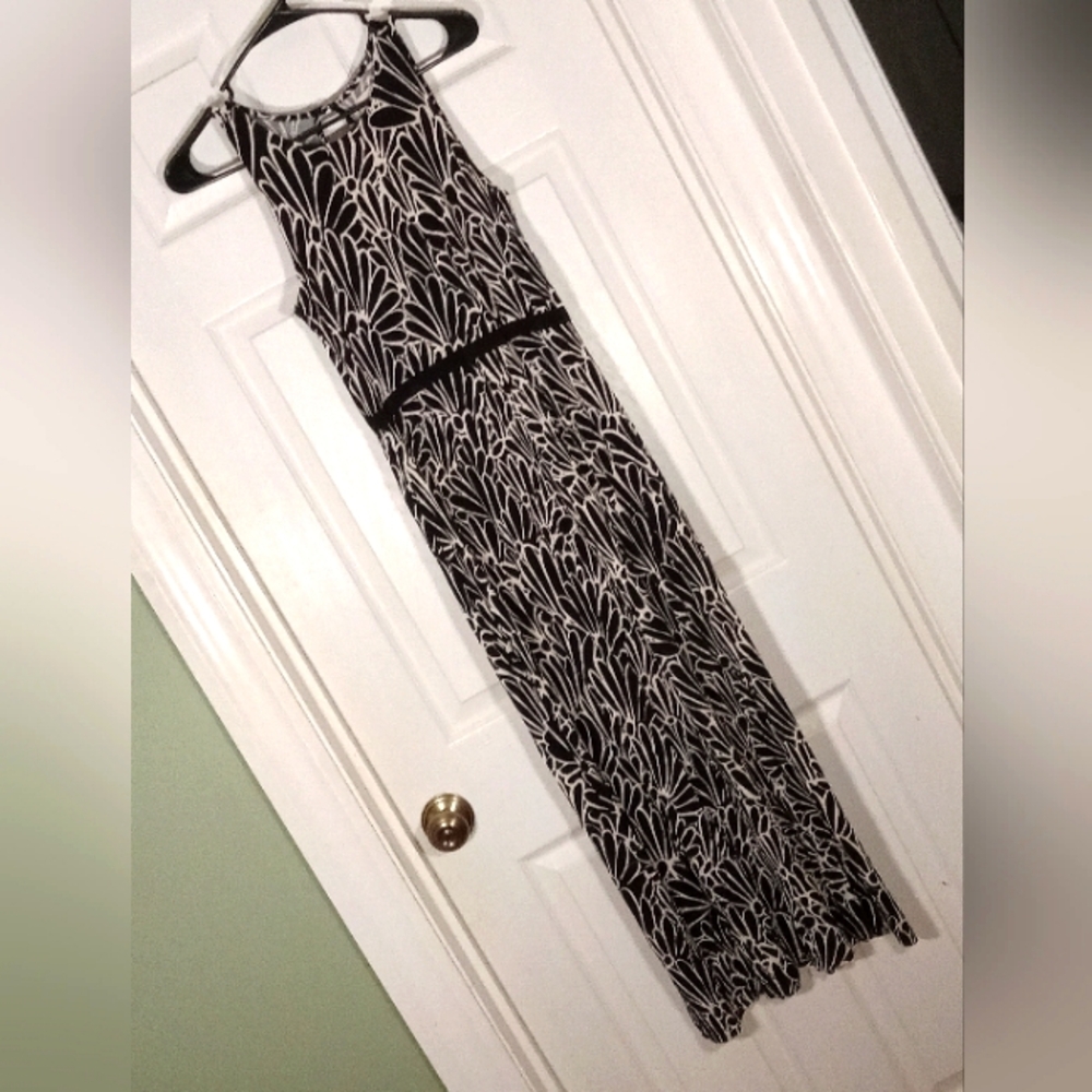 Tank maxi dress Daisy Print knit LOFT